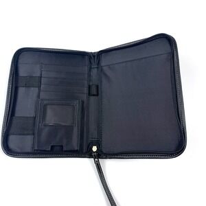 Pampered Chef Black Consultant Logo Organizer 9 3/4" x 7 1/2" No Paper or Pen‎